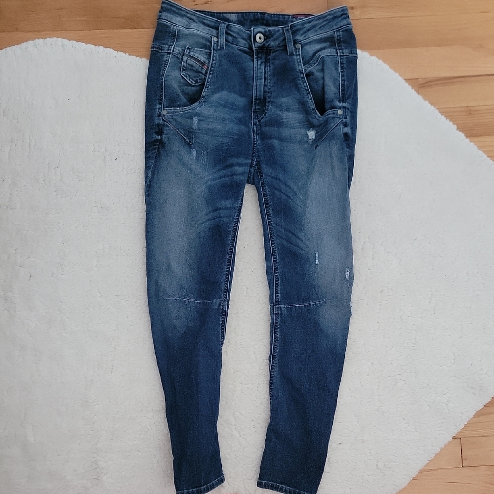 Diesel Fayza Denim SweatPants Sz 27